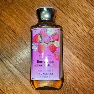 NEW BATH AND BODY WORKS BUTTERCUPS & BERRY BELLINI SHOWER GEL 10 OZ